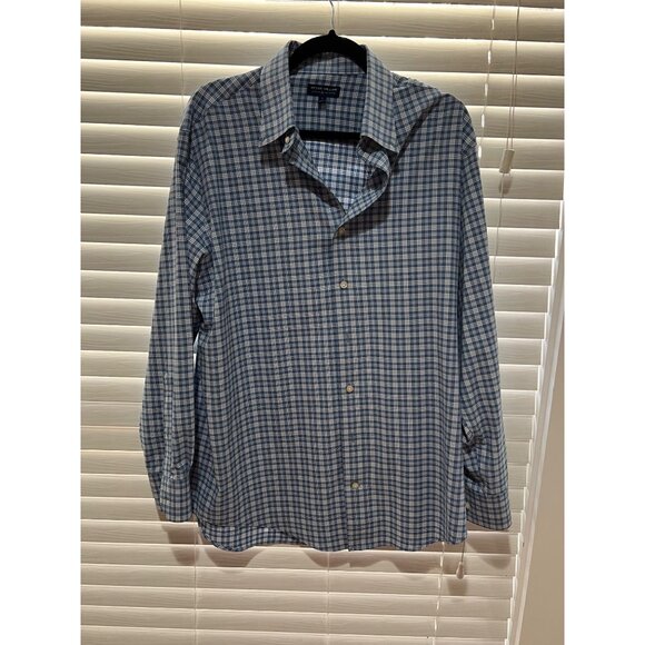 Peter Millar Crown Crafted Long Sleeve Button Up Shirt - Size - L - Picture 1 of 4